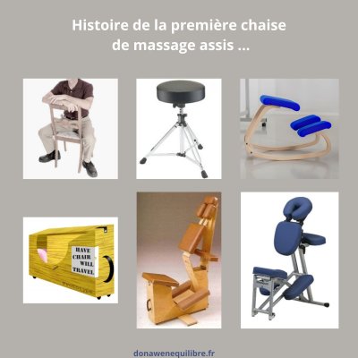 Histoire de la première chaise de massage